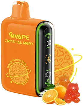 Mvape Crystal Mary 20K Puff Raspberry Peach Lime