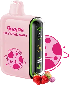 Mvape Crystal Mary 20K Puff Strawberry B-pop