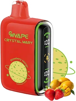 Mvape Crystal Mary 20K Puff Strawberry Mango