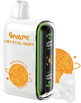 Mvape Crystal Mary 20K Puff White Gummy ice